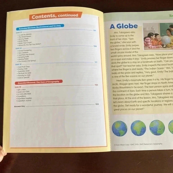 Brand New Evan-Moor Skill Sharpeners Geography 3 grade - Picture 7 of 7